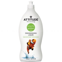 Средство для мытья посуды Зеленое яблоко/Базилик ATTITUDE, 700 мл